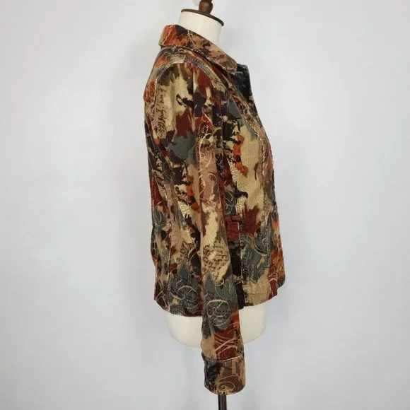 Christopher & Banks Fall Colors Corduroy Blazer Size S - Picture 6 of 13